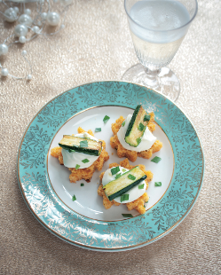 A photo of some meat-free Christmas dishes